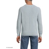 image:imageLands End Mens Drifter Cotton Crewneck SweaterOasis Blue Marl