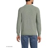 image:imageLands End Mens Drifter Cotton Crewneck SweaterWashed Olive Marl