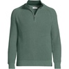 image:imageLands End Mens Drifter Quarter Zip SweaterEucalyptus