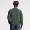 image:imageLands End Mens Drifter Quarter Zip SweaterHunter Green Heather