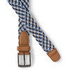 image:imageLands End Mens Elastic Braid BeltSlate Blue Multi