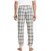 image:imageLands End Mens Flannel Jogger Pajama PantsAntique Alabaster Plaid