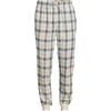 image:imageLands End Mens Flannel Jogger Pajama PantsAntique Alabaster Plaid