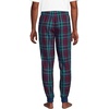 image:imageLands End Mens Flannel Jogger Pajama PantsNavy Multi Plaid