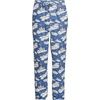 image:imageLands End Mens Flannel Pajama PantsCobalt Blue Holiday Penguins