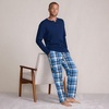 image:imageLands End Mens Flannel Pajama PantsMuted Cobalt Blue Plaid