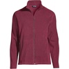 image:imageLands End Mens FullZip MidWeight Fleece JacketBurgundy