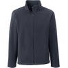 image:imageLands End Mens FullZip MidWeight Fleece JacketDark Charcoal