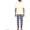 image:imageLands End Mens Knit Jersey Pajama Sleep SetDeep Sea Deer Fairisle