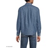 image:imageLands End Mens Long Sleeve Chambray ShirtDark Wash