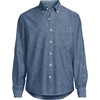 image:imageLands End Mens Long Sleeve Chambray ShirtDark Wash