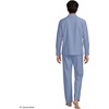 image:imageLands End Mens Long Sleeve Essential Pajama SetSlate Blue Chambray