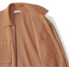 image:imageLands End Mens Long Sleeve Fine Gauge Cotton Full Zip Chore CoatButter Brown