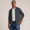 image:imageLands End Mens Long Sleeve Fine Gauge Cotton Full Zip Chore CoatSteel Gray
