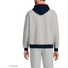 image:imageLands End Mens Long Sleeve Serious Sweats Oversized HoodieUsaGray Heather
