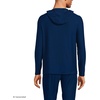 image:imageLands End Mens Long Sleeve Weekend Weight HoodieDeep Sea Navy