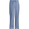 image:imageLands End Mens Poplin Pajama PantsSlate Blue Chambray