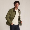 image:imageLands End Mens Reversible Insulated Barn JacketRiver StoneOlive Plaid