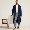 image:imageLands End Mens Serious Sweats RobeDeep Sea Navy