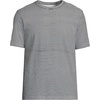 image:imageLands End Mens Short Sleeve AmericanGrown Supima Cotton TeeBlack Micro Stripe
