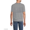 image:imageLands End Mens Short Sleeve AmericanGrown Supima Cotton TeeBlack Micro Stripe