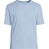 image:imageLands End Mens Short Sleeve AmericanGrown Supima Cotton TeeLight Pool Blue Heather