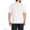 image:imageLands End Mens Short Sleeve AmericanGrown Supima Cotton TeeWhite