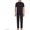 image:imageLands End Mens Short Sleeve Cooling Knit VNeck Pajama SetBlack