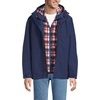 image:imageLands End Mens Squall 3 in 1 Sherpa Lined JacketNavyNavyBourbon Plaid