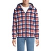 image:imageLands End Mens Squall 3 in 1 Sherpa Lined JacketNavyNavyBourbon Plaid