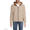image:imageLands End Mens Squall 3 in 1 Sherpa Lined JacketRich Ginger BrownChampagne