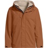 image:imageLands End Mens Squall 3 in 1 Sherpa Lined JacketRich Ginger BrownChampagne
