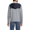 image:imageLands End Mens Sweater Fleece Mixed Media Full Zip JacketMicaGraphite Heather
