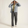 image:imageLands End Mens Sweater Fleece Mixed Media Full Zip JacketMicaGraphite Heather