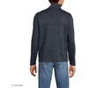 image:imageLands End Mens Sweater Fleece Snap Neck Pullover JacketBlack Heather
