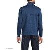 image:imageLands End Mens Sweater Fleece Snap Neck Pullover JacketClassic Navy Muted Heather