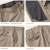 image:imageLands End Mens Traditional Fit 9 Flex Performance Golf ShortsKhaki
