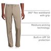 image:imageLands End Mens Traditional Fit Flex Performance Stretch Golf PantsKhaki