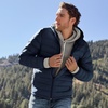 image:imageLands End Mens Wanderweight Ultralight Packable Hooded Down JacketRadiant Navy