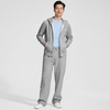 image:imageLands End Mens Wide Leg SweatpantsGray Heather