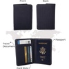 image:imageLands End Passport Holder for Travel Passport Cover for Men and Women  Travel Folio NavyBlack