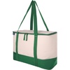 image:imageLands End Rectangular Large Cooler Bag Insulated 8 Gal Canvas Soft Cooler  with Tote Handles and Zip ClosureKelly Green