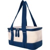 image:imageLands End Rectangular Small Cooler Bag Insulated 15 Gal  Canvas Soft Cooler with Tote Handles and Zip ClosureNavy