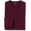 image:imageLands End School Uniform Adult Long Sleeve Crewneck SweatshirtBurgundy