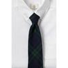 image:imageLands End School Uniform Adult Plaid To Be Tied TieClassic NavyEvergreen Plaid