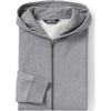 image:imageLands End School Uniform Adult Zip Front SweatshirtPewter Heather