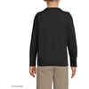 image:imageLands End School Uniform Boys Cotton Modal Button Front Cardigan SweaterBlack