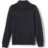 image:imageLands End School Uniform Boys Cotton Modal Zip Front Cardigan SweaterBlack