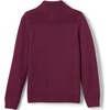 image:imageLands End School Uniform Boys Cotton Modal Zip Front Cardigan SweaterBurgundy