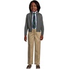 image:imageLands End School Uniform Boys Cotton Modal Zip Front Cardigan SweaterCoal Heather